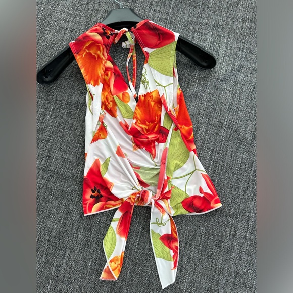 Multicolor Open Back Top - Picture 4 of 6